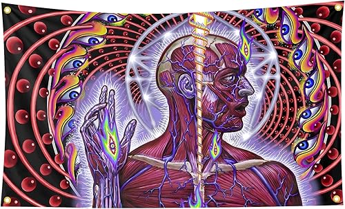 Lateralus - Tapices para álbumes de música rock, 3 x 5 pies, tapiz de pared para dormitorio familiar, sala de estar