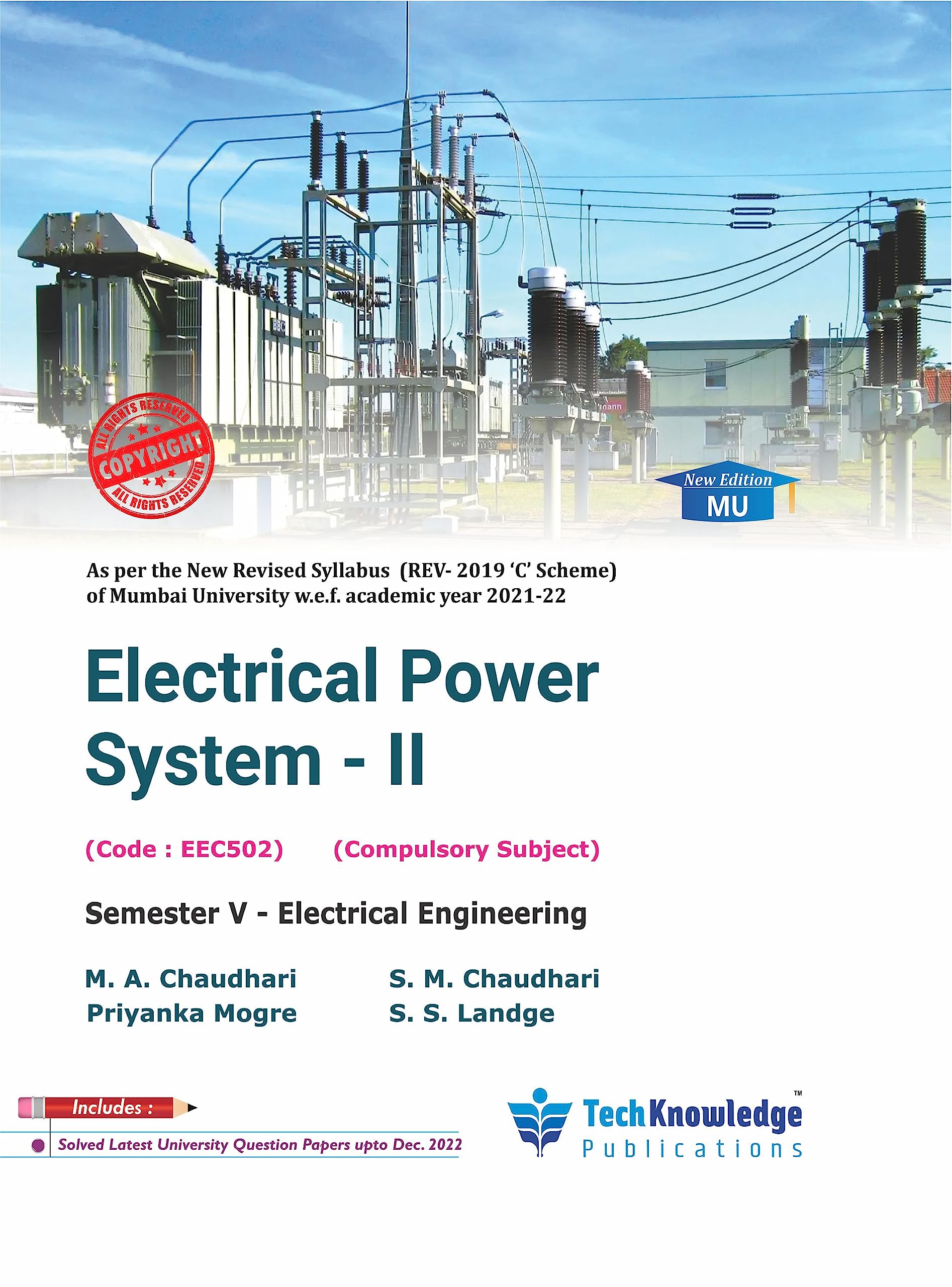 Electrical Power System - II For Mumbai University B.E. Electrical Engineering Sem 5