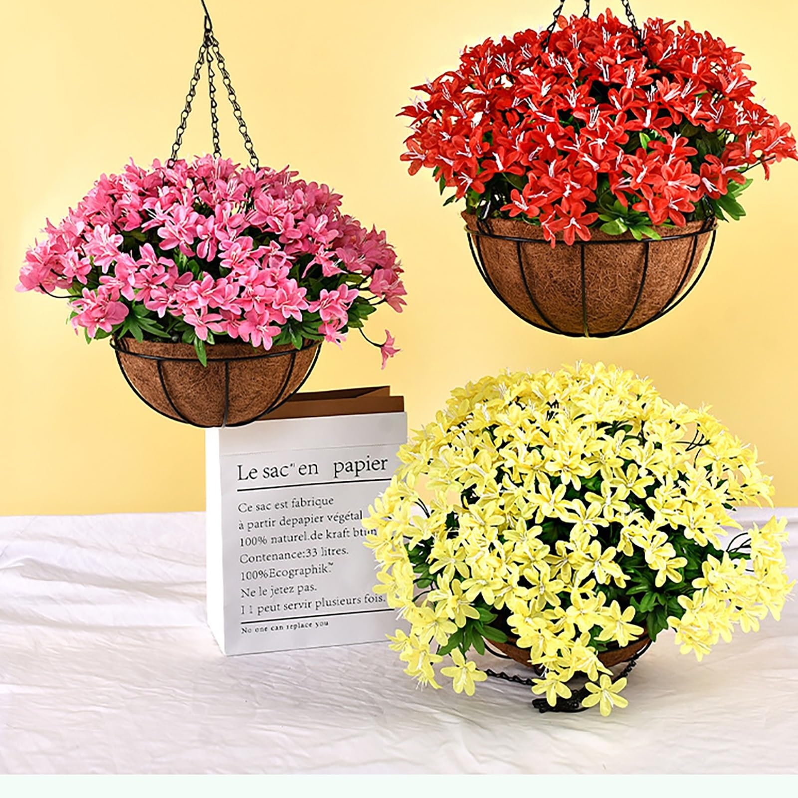 Es Gibt 20 Künstliche Gänseblümchen In Einem Topf, Geeignet Als Blumenstrauß Für Zuhause, Büro, Herzstück, Hochzeitsdekoration, Weihnachtsdekoration(A,S)