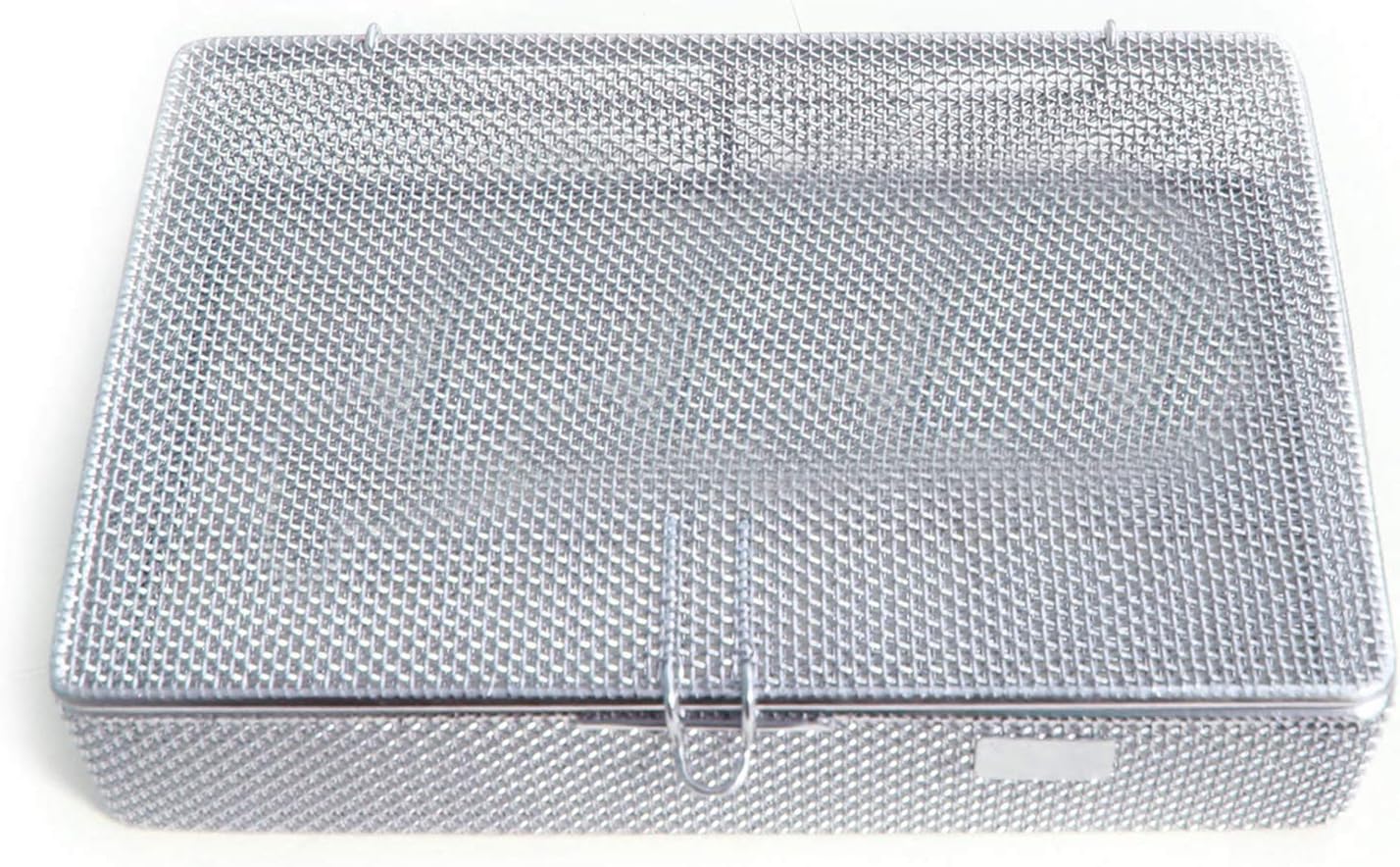 Micro Mesh Tray with Lid, Stainless Steel, 220 mm x 150 mm x 30mm