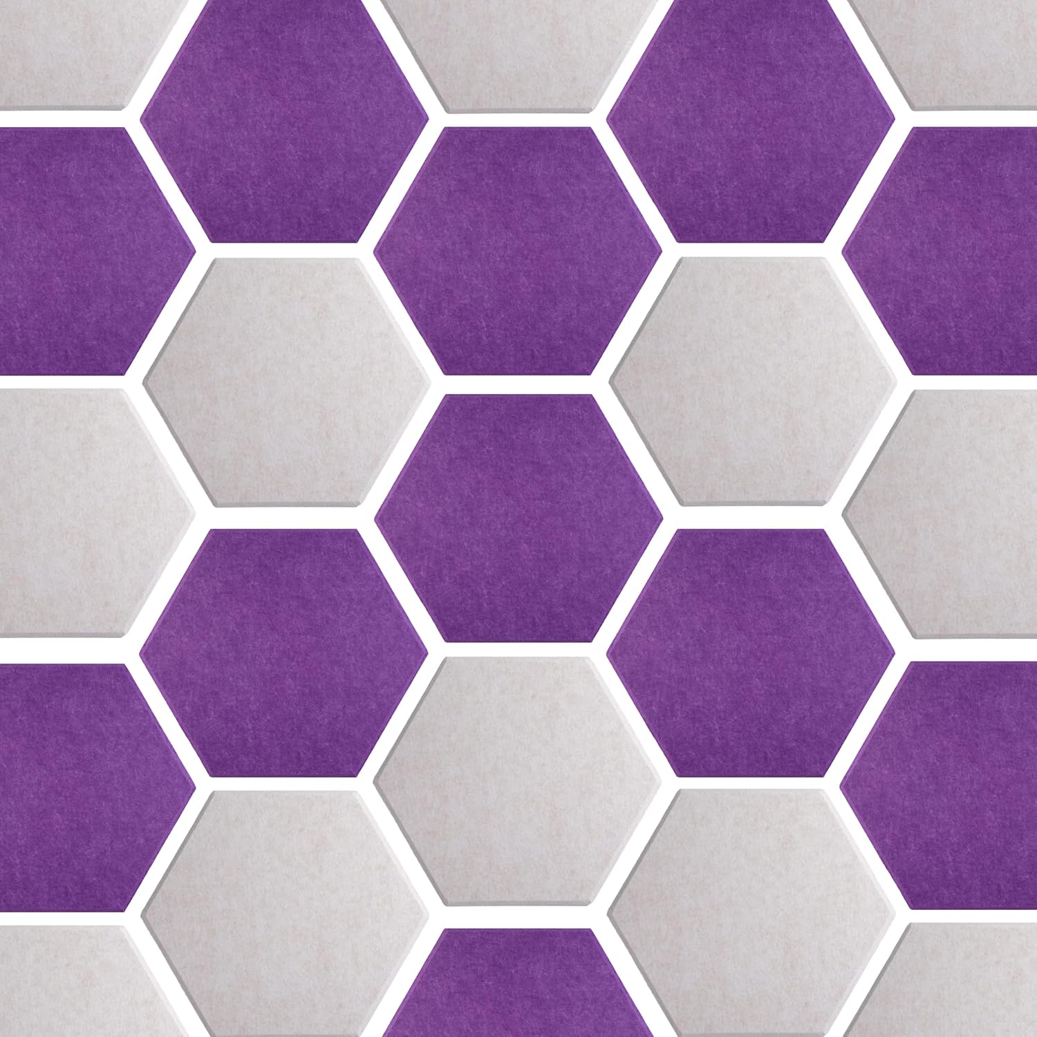 Get 16 Pcs, Mollywell 8 Pcs Beige, 8 Pcs Violet Acoustic Panels