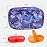 Serfeymi Weekly Travel Pill Organizer 2 Times A Day AM PM Upgraded Rainbow Pill Box 7 Day with Portable Zipper PU Leather Pill Case, Medicine Organizer for Pills, Vitamins, Fish Oils - Purple-01