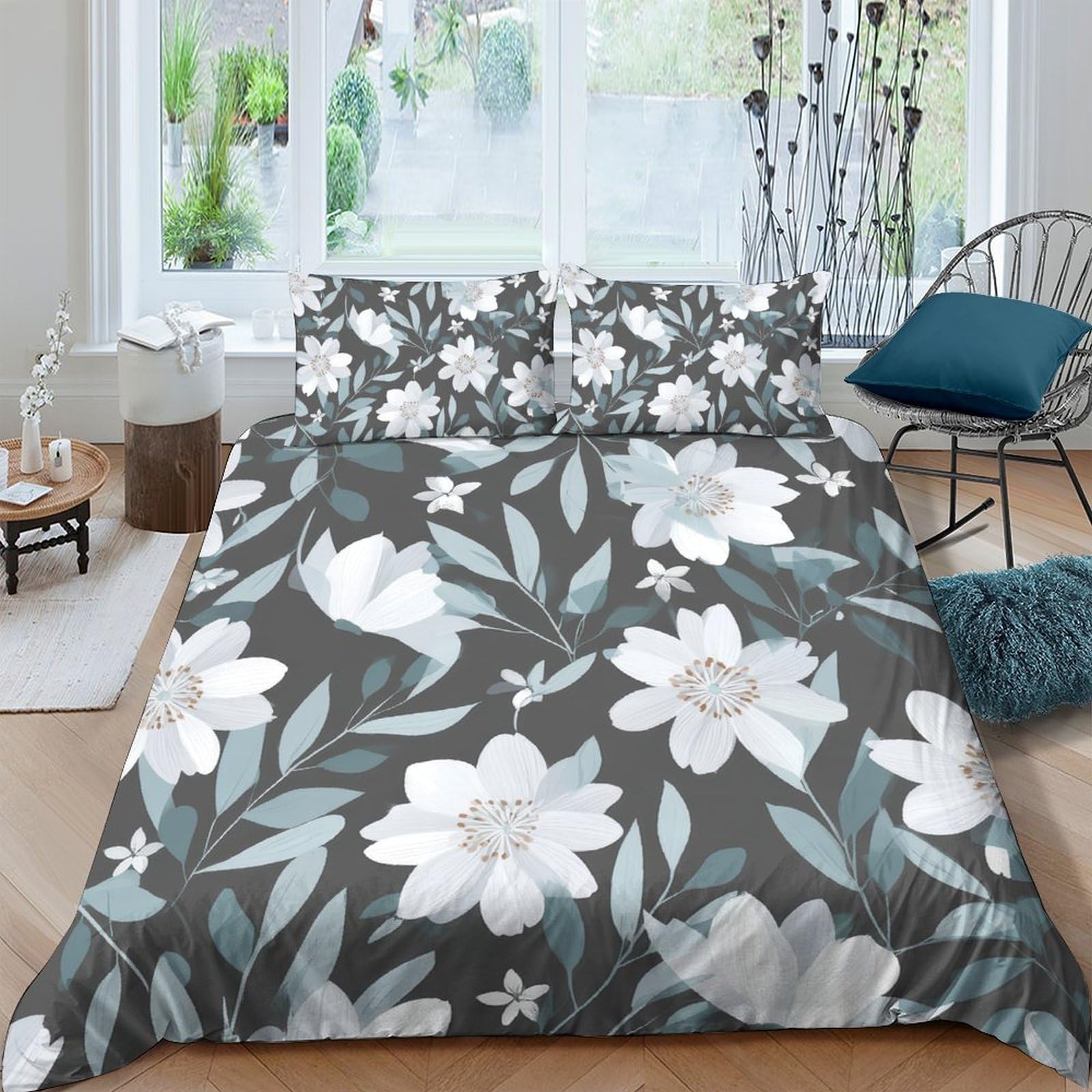Housse de couette lavable en machine super king 260x220 douce et zippée