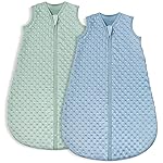 Yoofoss Fleece Baby Sleep Sack 12-18 Months with Plush Dots, TOG 1.5 Baby W