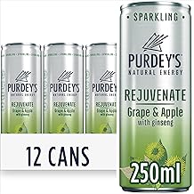 Purdey’s Rejuvenate Natural Energy Drink 12 x 250 ml Cans