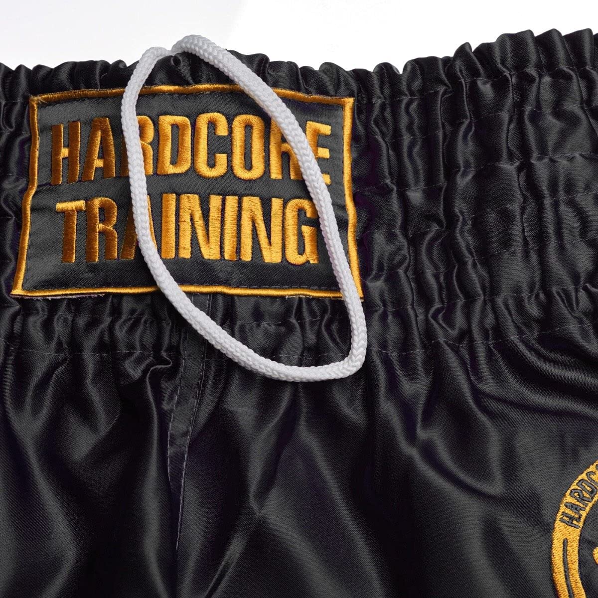 Hardcore Training Pantaloncini classici da Muay Thai, da uomo, per boxe, BJJ, MMA, Blu, L