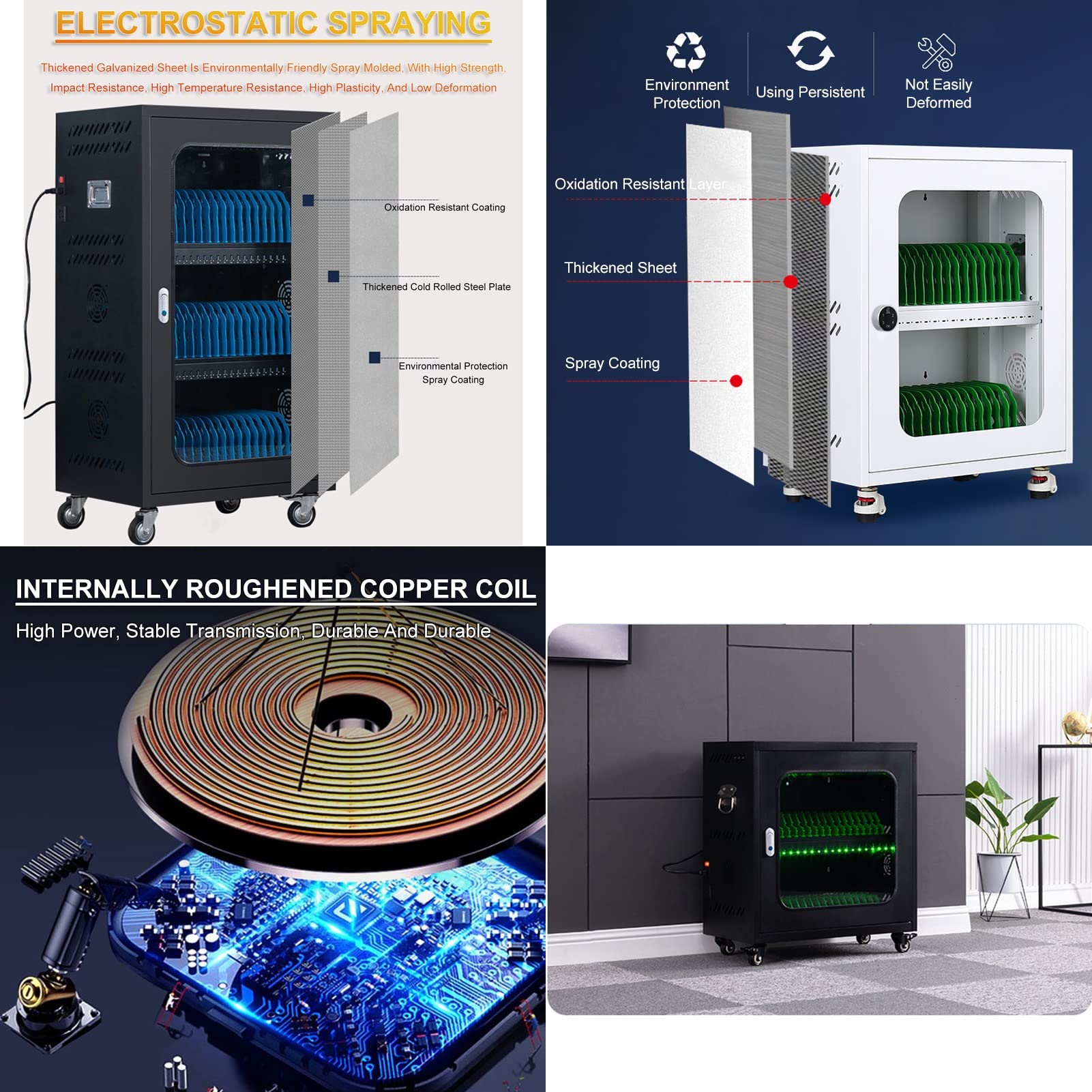 Armoire De Chargement Pour Téléphone Portable, Station De Chargement Pour Armoire De Rangement Pour Téléphone, Casier Pour Téléphone Rechargeable Par USB, Pour Salle Conférence D'entreprise.,30Slots