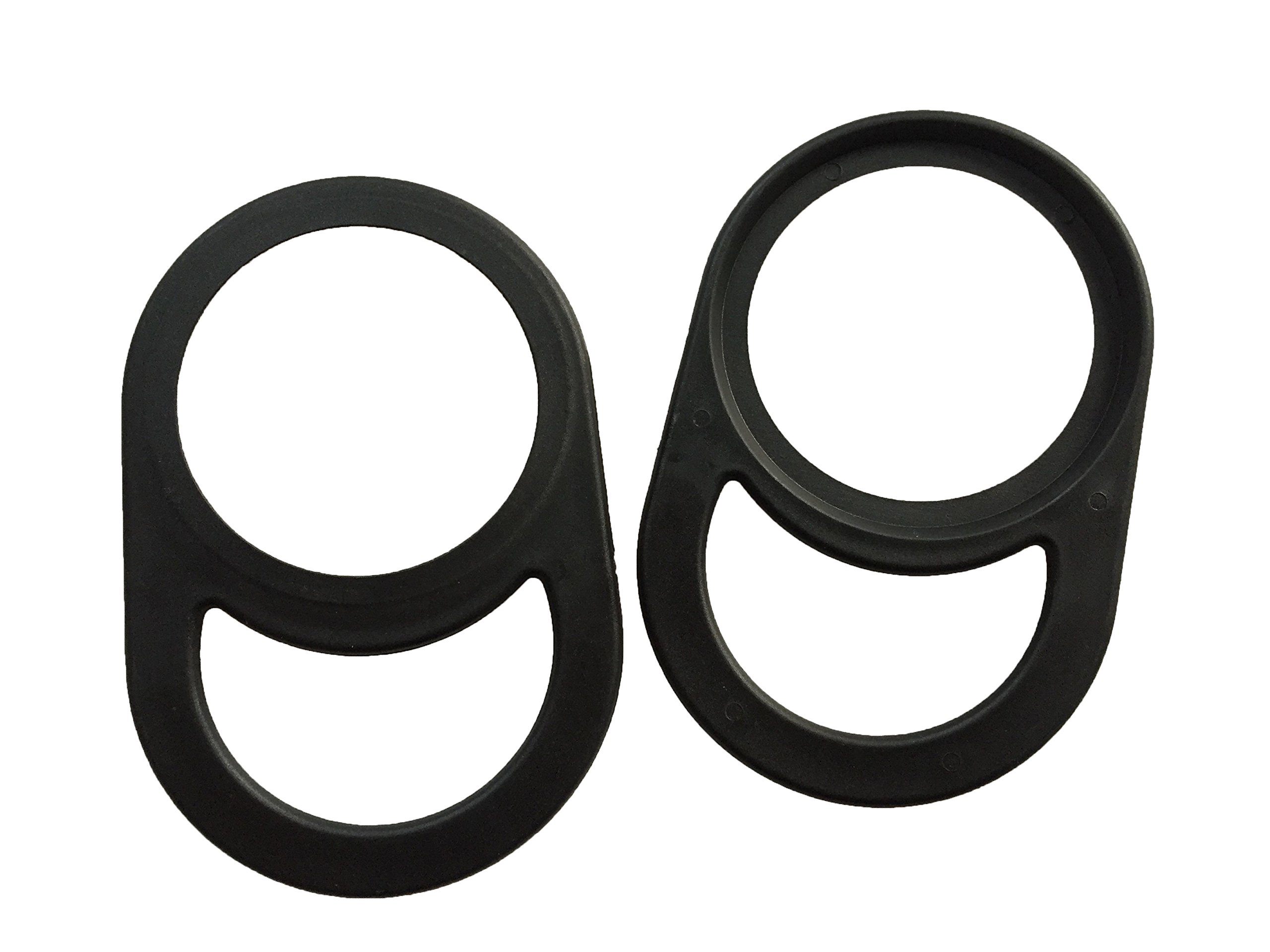 Handle/Carrier for Hydro Flask Wide Mouth and Lifeline Style Bottles (Black) 2-Pack