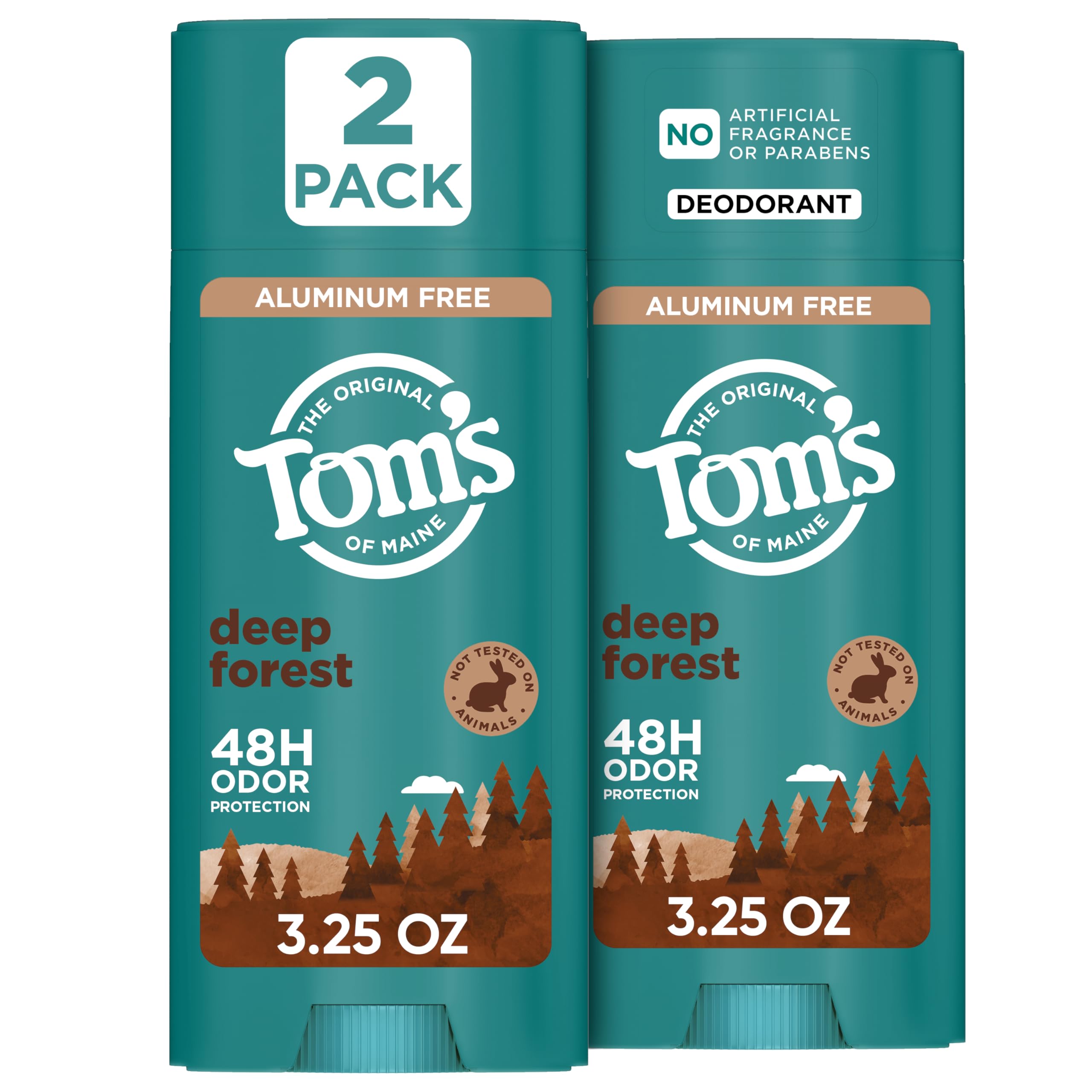 Tom's of Maine Natural Deodorant - 2 Pack -18 Tom's of Maine Natural Deodorant - 2 Pack -18