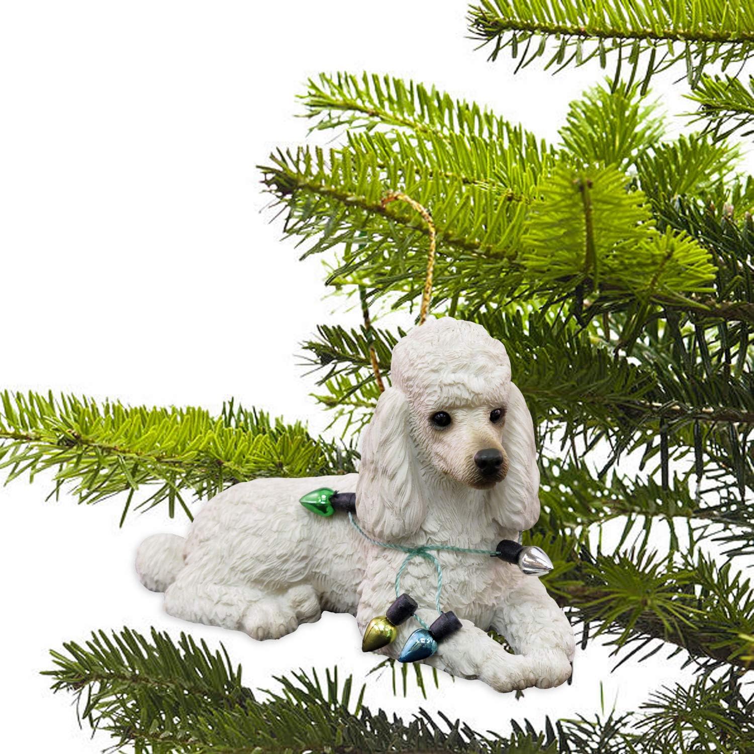 Sandicast Christmas Ornament, White - Image 3