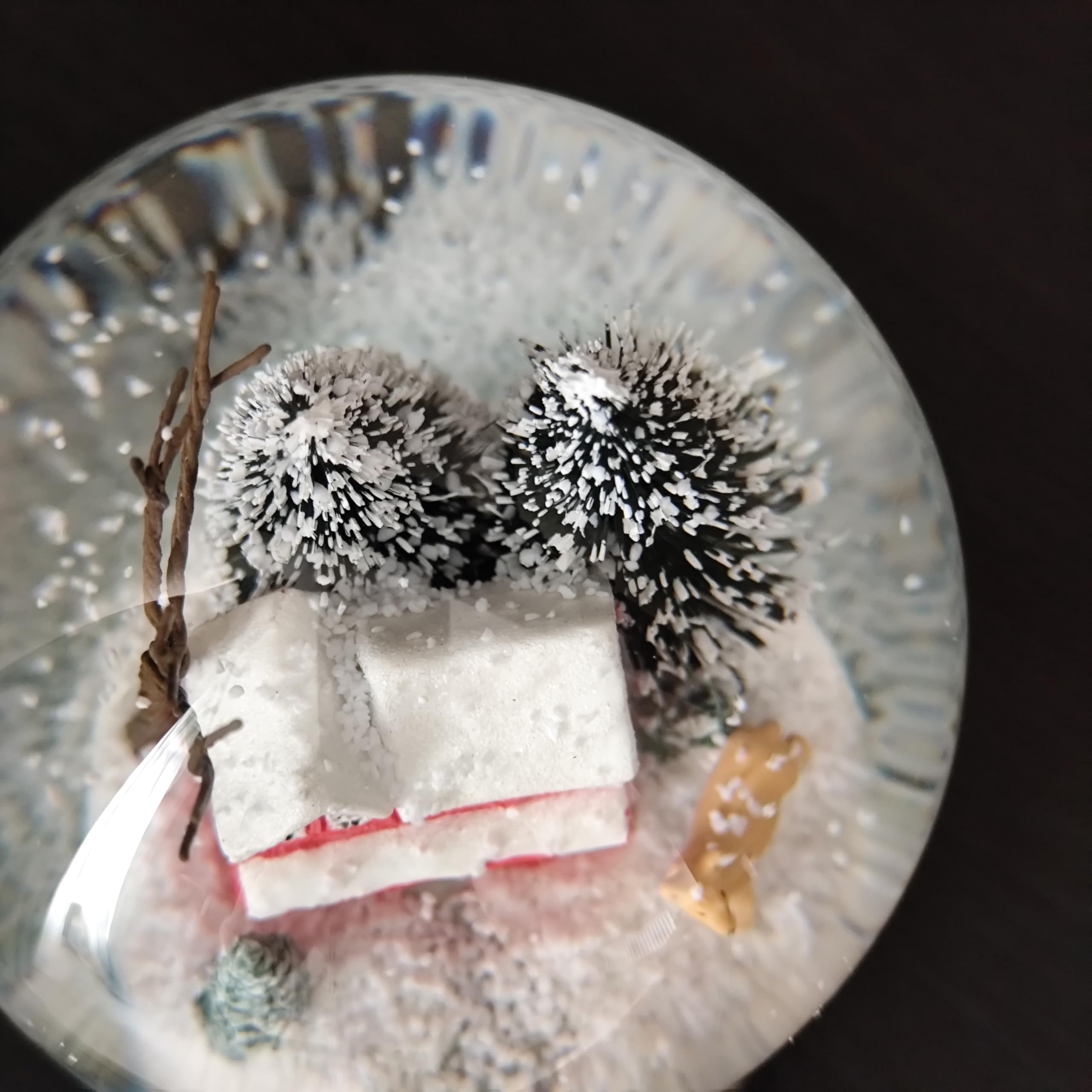 Heaven Sends Schneekugel mit Weihnachtsmusik mit Hirsch