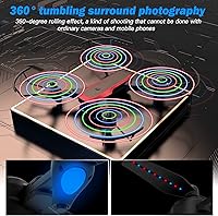 Vista 5 de TizzyToy Drone with Camera 4K for adults, WiFi FPV RC Quadcopter with Gesture Control, 3D FlipFoldable Mini Drones Toys Gifts for Kids Beginners