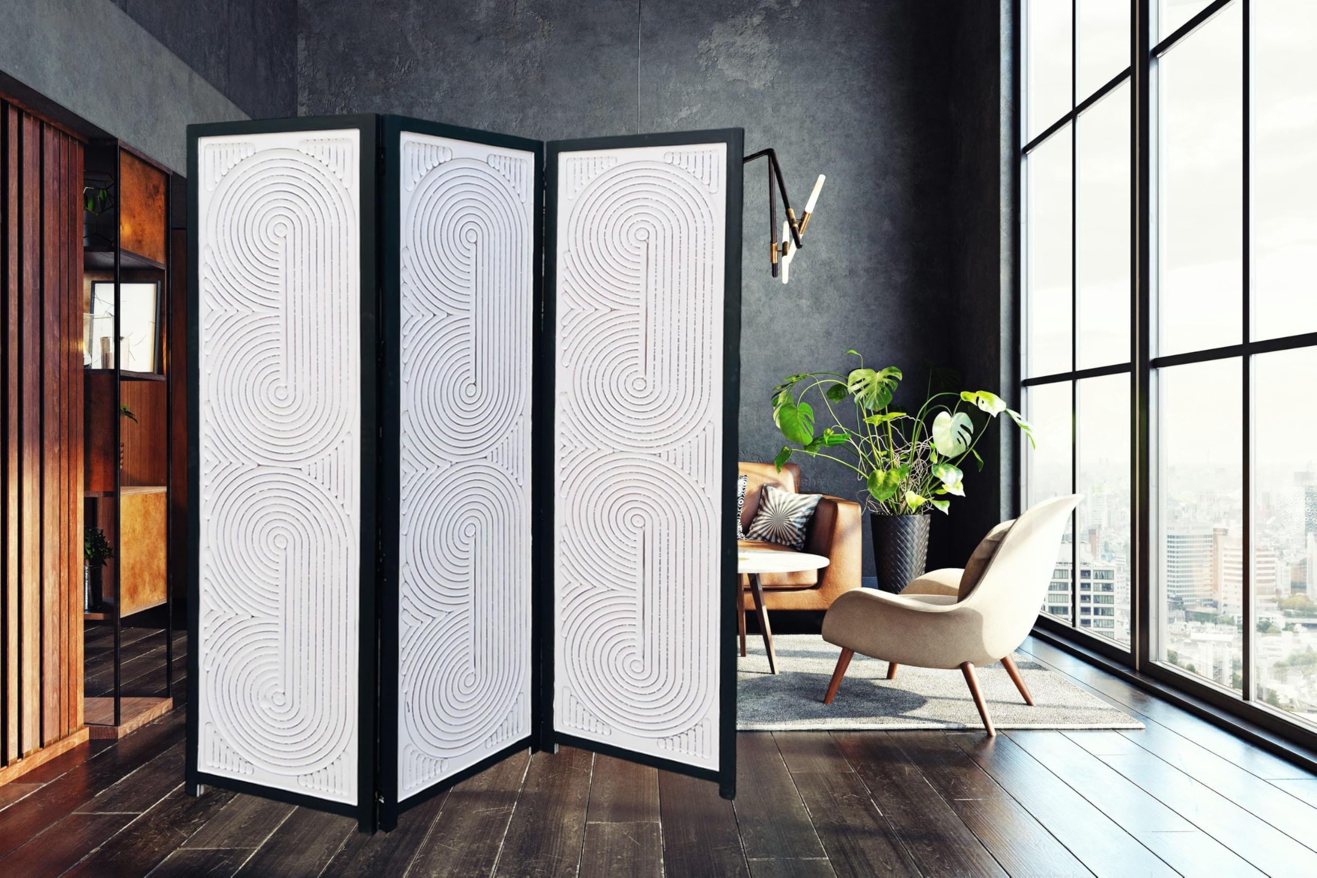 Australian Handicraft- Engineered Wood Stylish Foldable 6 Ft 3