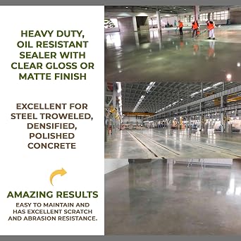 CoverTec CoverShield U140 Gloss, Heavy-Duty Gas and Oil Resistant Concrete Sealer, Hard Surface Sealer, 4 oz | Prof-Grade (2) Part Kit