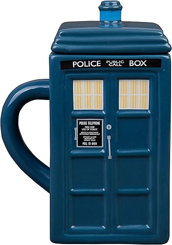 Miniatura 2 de Taza Doctor Who con forma de Tardis, 17 onzas