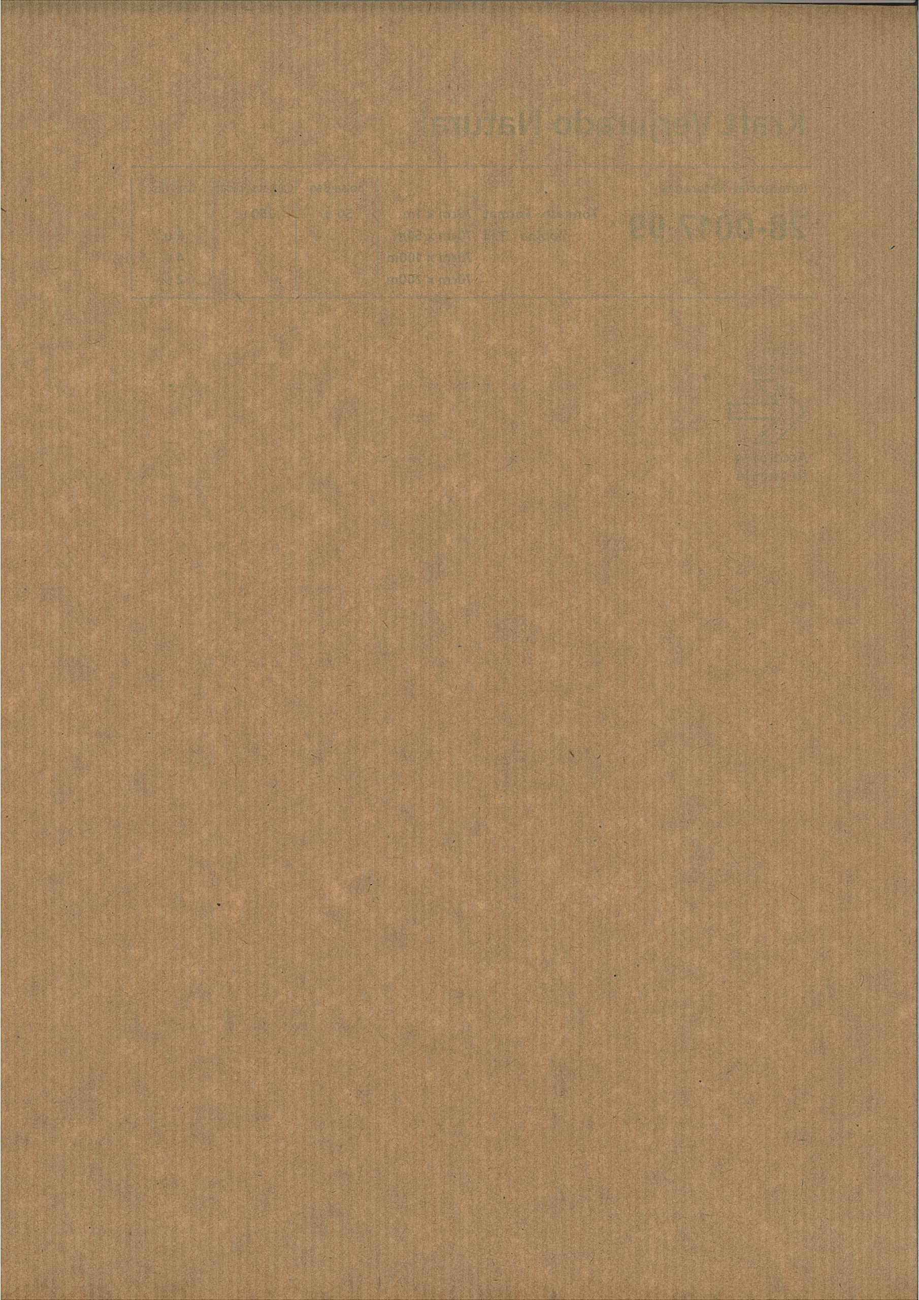 Bobina Papel Kraft Verjurado Marrón - Rollo 70CM X 100M - Ideal Embalaje y Negocios