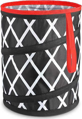 Papelera plegable, basurero de baloncesto, bote de basura desplegable para acampar, papelera plegable portátil impermeable para automóviles, canasta