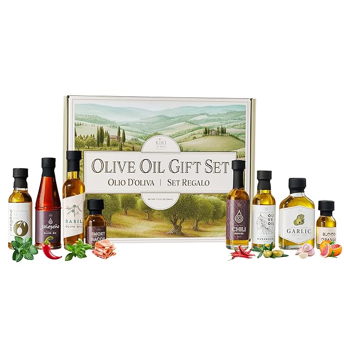 Kiri & Sons Set de 8 Aceites de Oliva Gourmet Saborizados miniatura 9