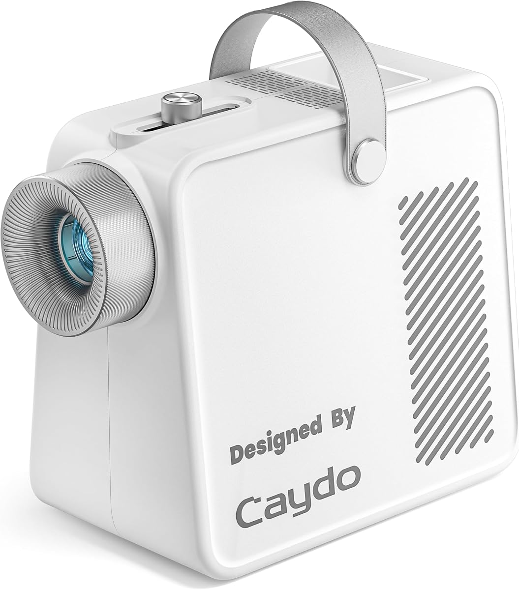 Caydo S1 Art Projector for Tracing, Optical Projector for Physical Artwork | 5"x5" Copy Size, 20"–80" Projection Size, 5000-Lumen Brightness, 20,000-Hour Lifespan, Low Noise & Portable Design