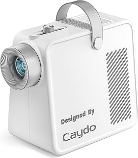 Caydo S1 LED Zeichenprojektor zum Abpausen, Bildvergrößerung 2,5-11X bis 80 Zoll, tragbarer Malprojektor mit Griff & Aufbewahrung für Wandmalerei, Skizzieren, Leinwandmalerei, Vorlagengröße 5" x 5"