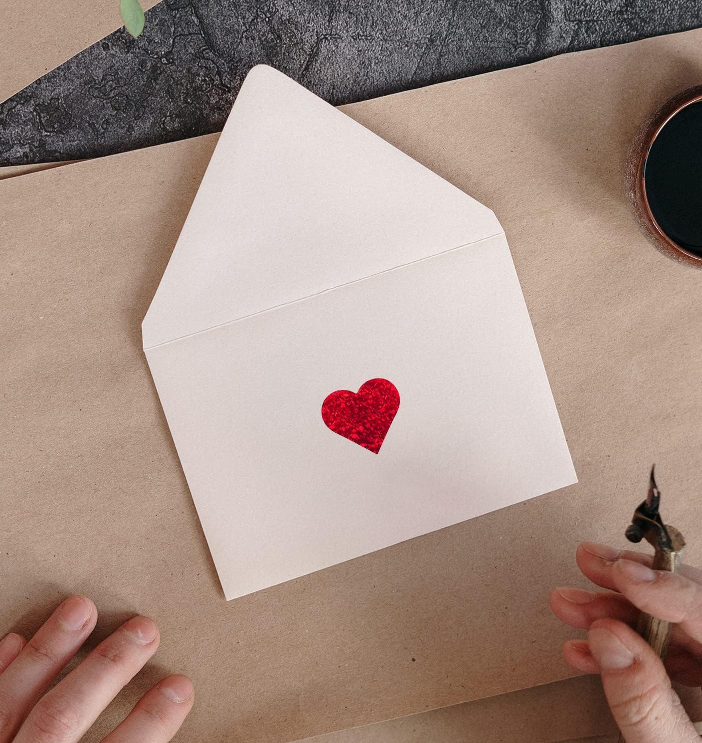 Heart Sticker Machine 1000 Pcs 1 Holographic Red Heart Stickers Roll, Philippines | Ubuy