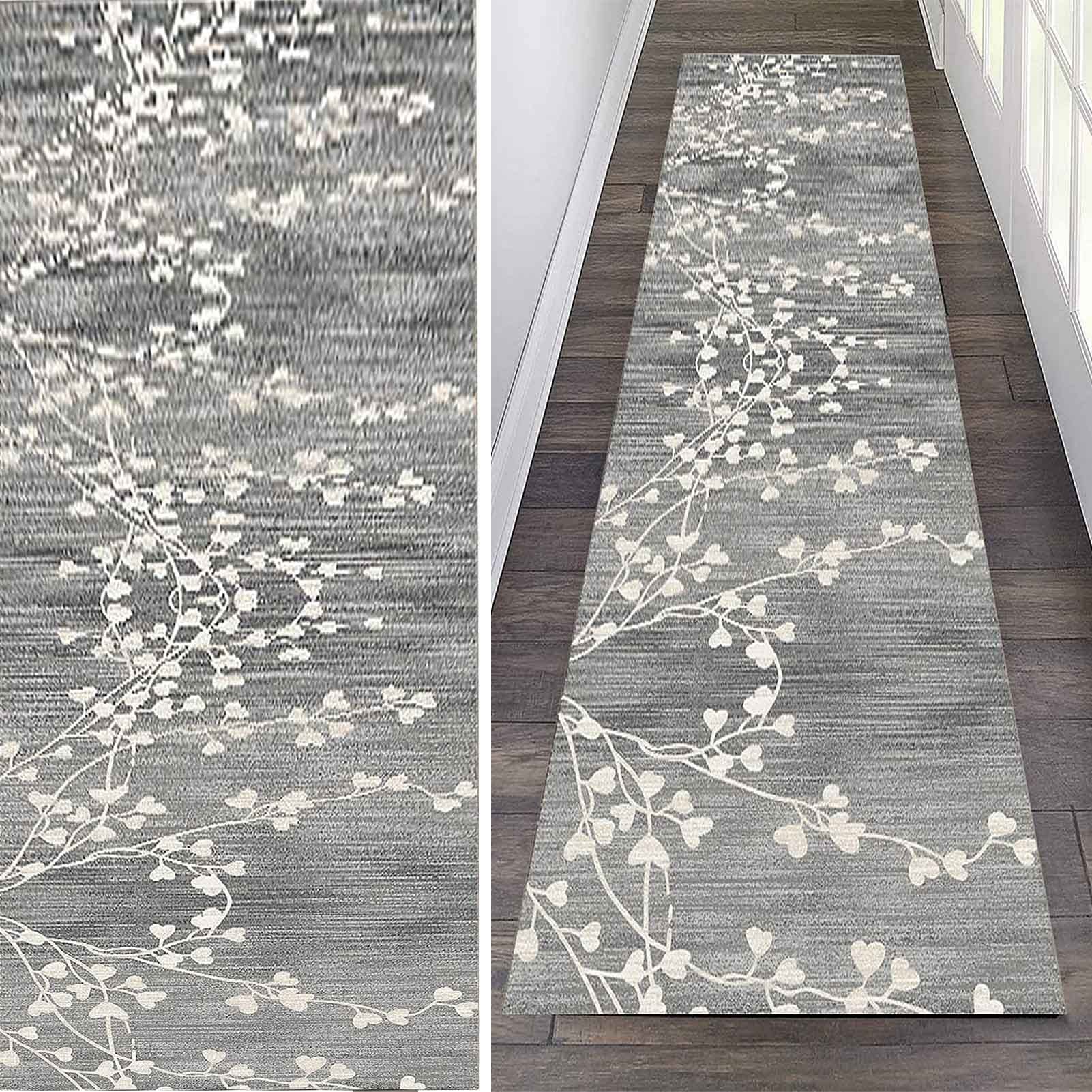 Tapis imprimé pour l'entrée en coton doux et mince 80x200
