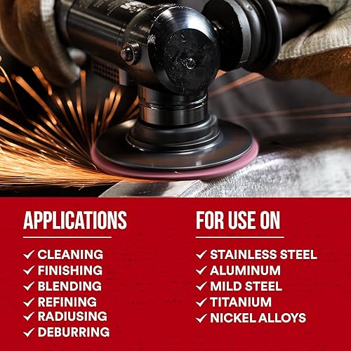 Miniatura 5 de 3M Cubitron Scotch-Brite 07453 Disco de acondicionamiento de superficie, 2 in x NH A CRS, 25 por caja