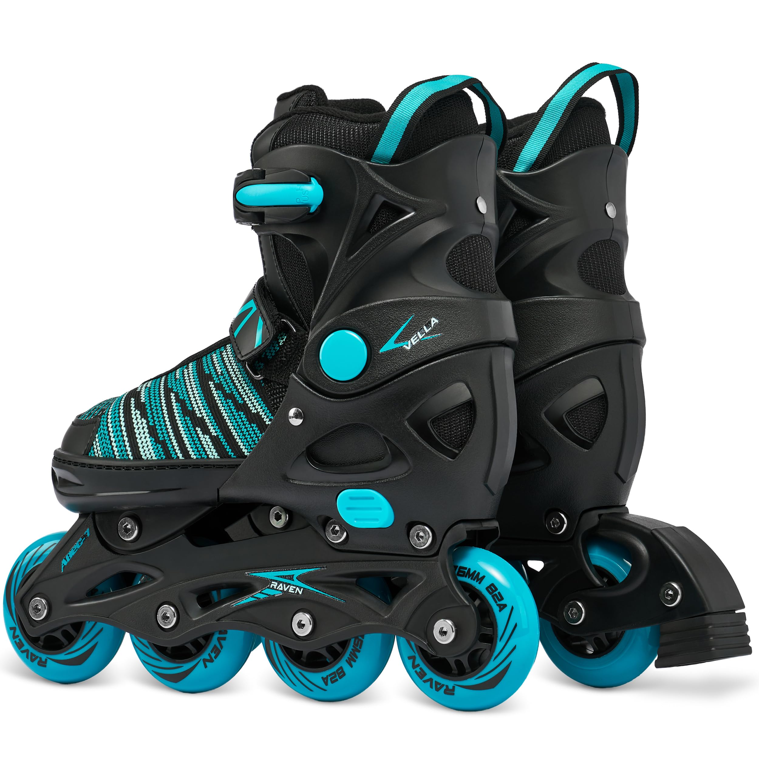 RAVEN 3in1 Inline Skates Pattini in linea Triskates Pattini a rotelle per bambini e adulti regolabili