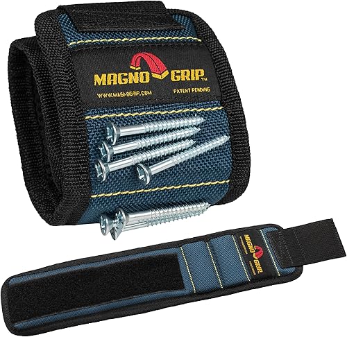 MagnoGrip Pulsera magnética para sujetar tornillos, clavos, brocas, regalos geniales para hombres, imanes súper fuertes, grandes regalos de