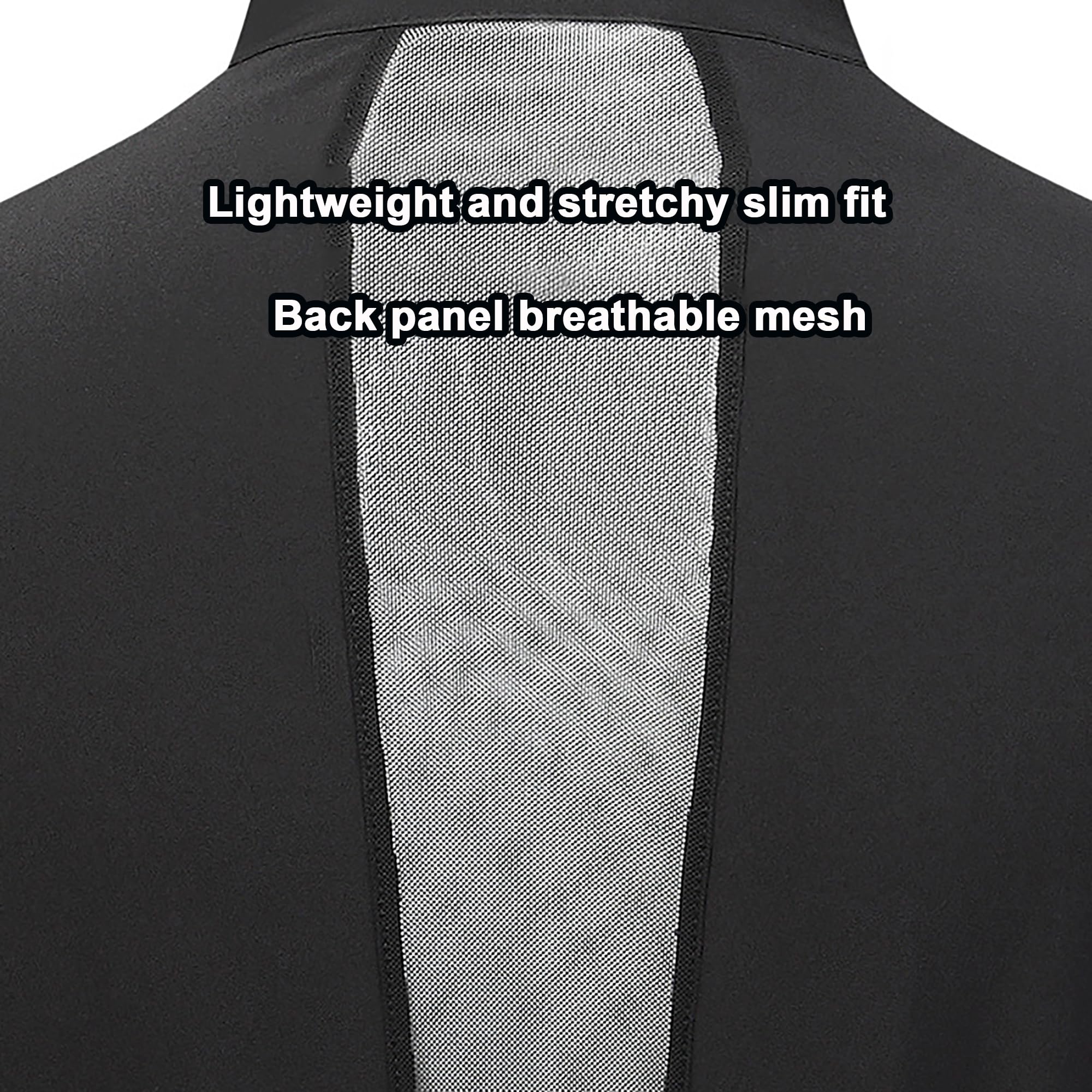 Chaqueta de Ciclismo Softshell Cortavientos para Hombre, Prenda Exterior Impermeable Y Ligera, Transpirable, Ideal para Ciclismo de Montaña Y Running en Verano/Otoño
