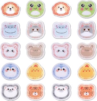 JIANTA 100 Pieces Animal Anxiety Sensory Stickers, PEVA Material, Textured Calming Stickers for Anxiety Relief, Fidget Tool for Office & Classroom Must Haves