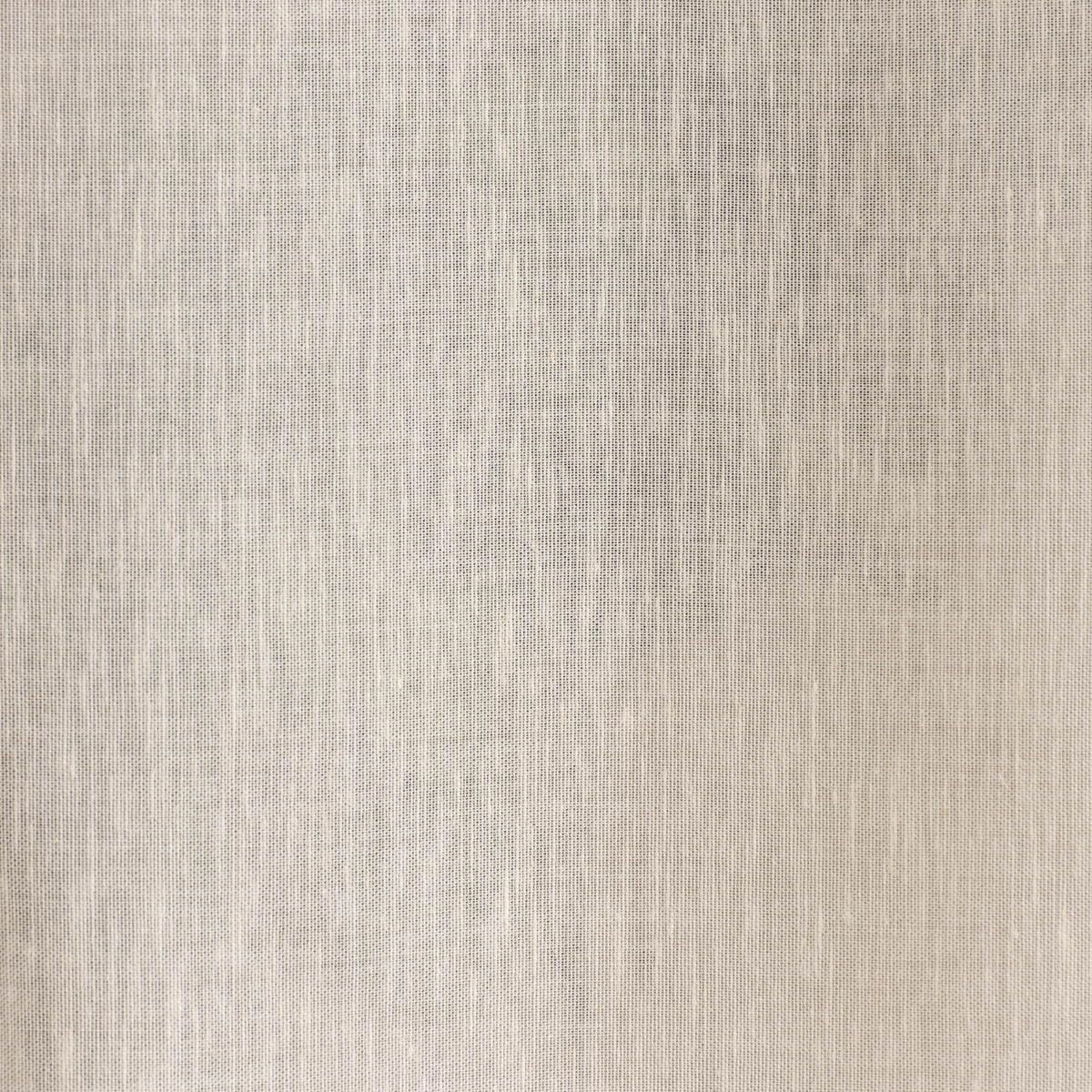 SCHÖNER LEBEN. Tessuto per tende in lino d'orzo, al metro, Easy Linen, tinta unita, naturale, altezza 2,95 m