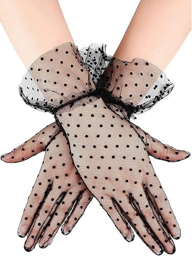 Women Gloves for for Wedding, Tea Party, Cosplay, Costume