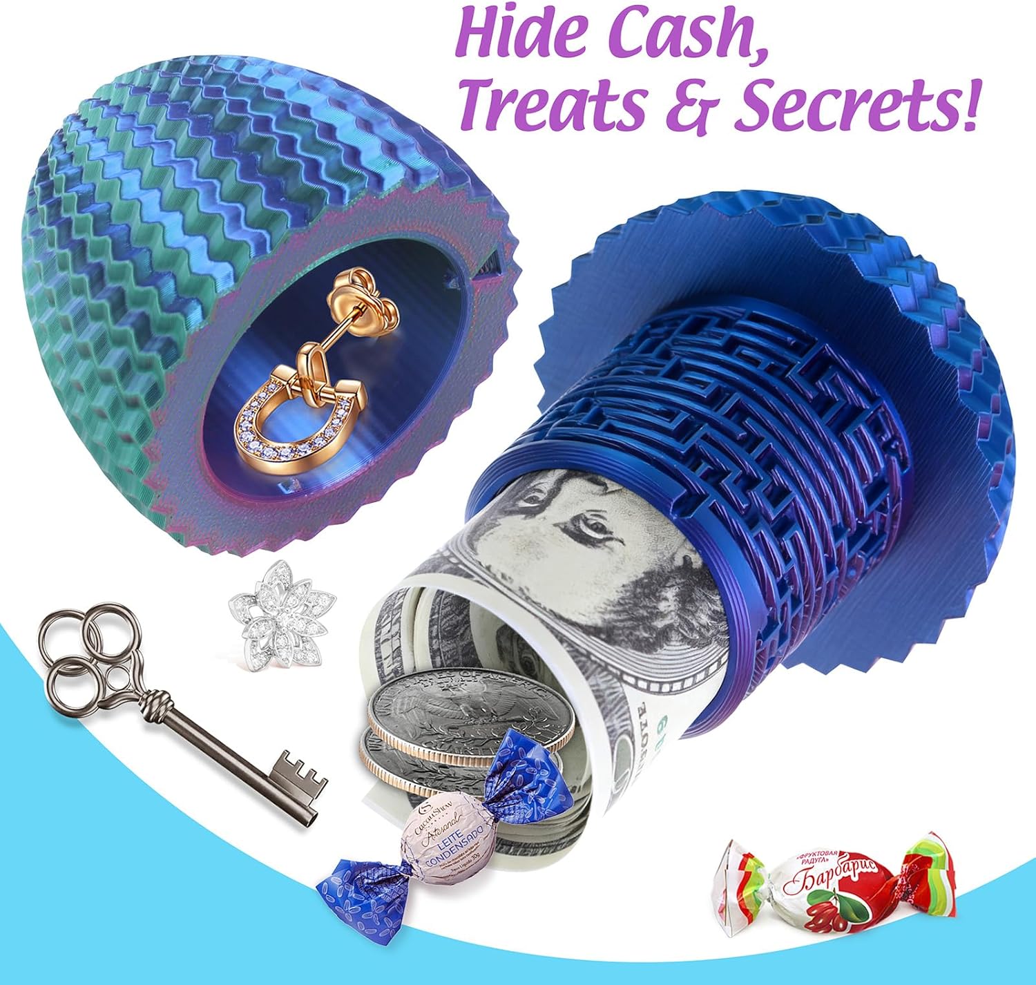 Egg Shaped Cash Maze Puzzle Gift Box - Creative Cash Easter Gifts for Teens, Easter Basket Stuffers for Kids & Adults,Money Gift Ideas,Cool Fidget Toy for Boys & Girls,Fun Way to Give Money