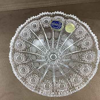 ボヘミア　クリスタルボウル　フルーツ皿 ボヘミア クリスタルボウル フルーツ皿