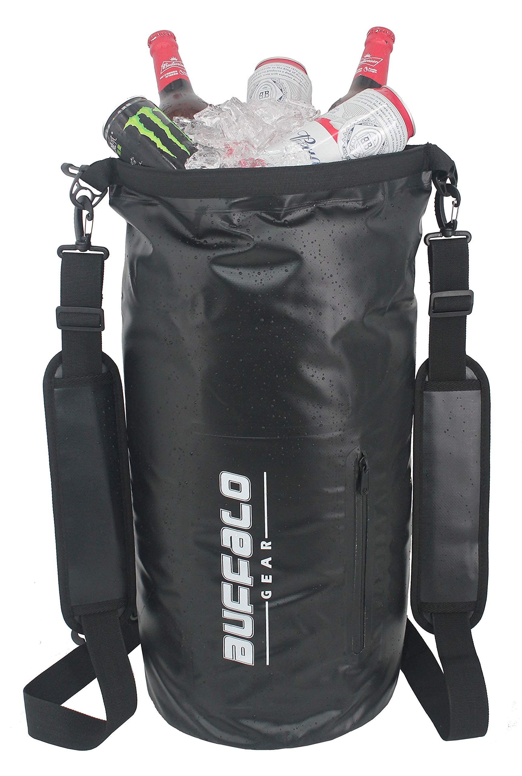 Buffalo Gear 15L Insulated Cooler Backpack Portable Waterproof Dry Bag Soft Collapsible
