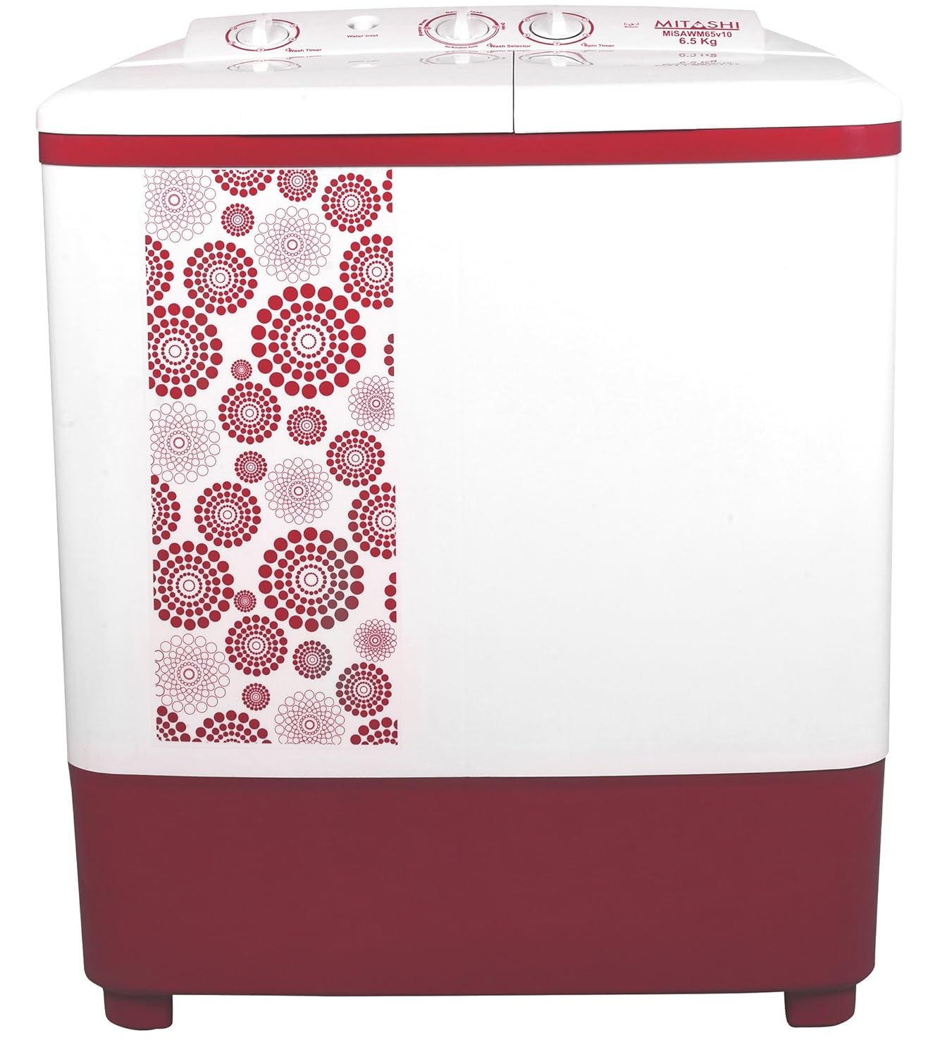 Mitashi 6.5 kg SemiAutomatic Top Loading Washing Machine (MiSAWM65v10