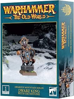Games Workshop - Warhammer - Dwarfen Mountain Holds: Dwarf King with Oathstone