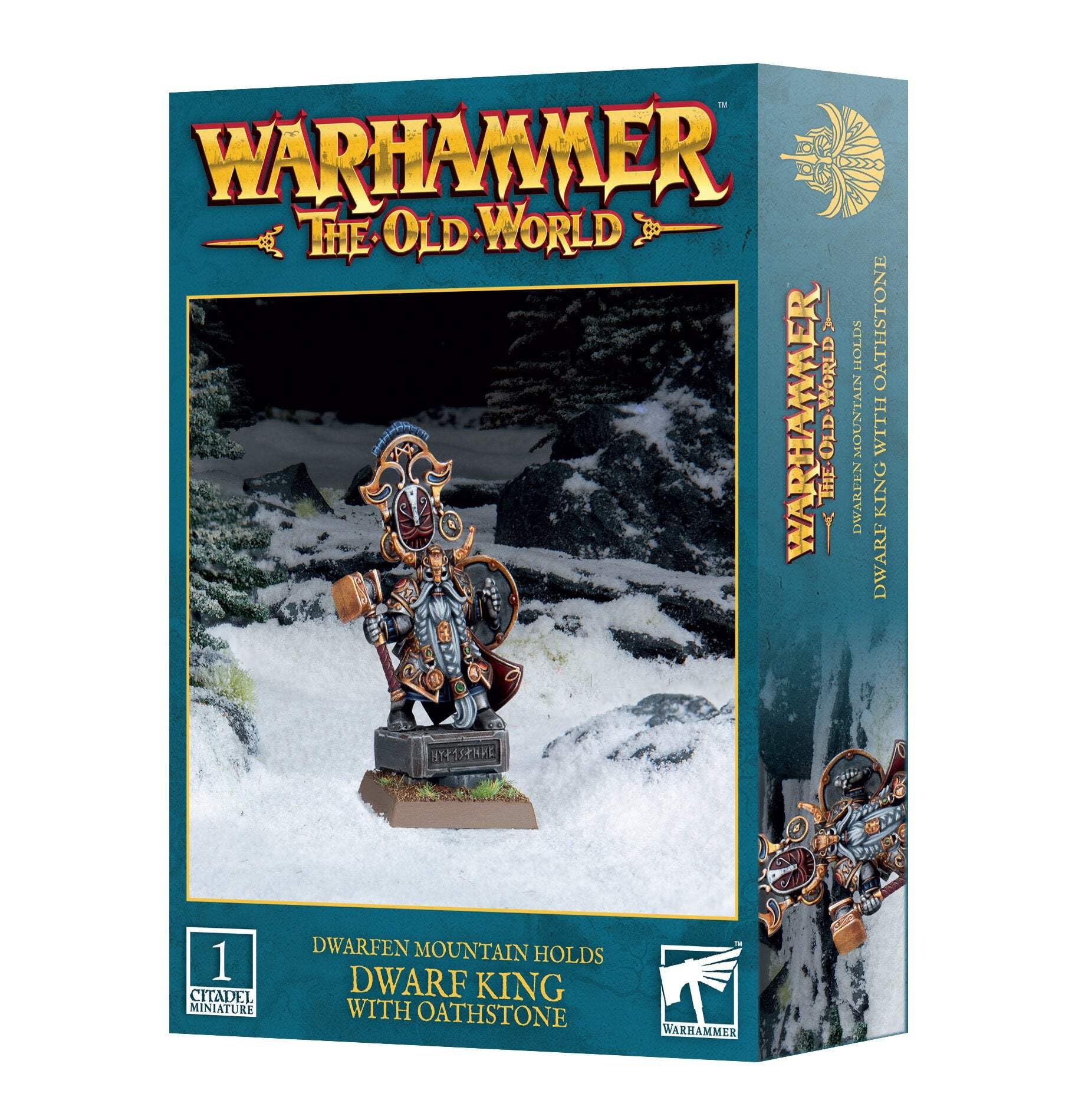 Games Workshop - Warhammer - Dwarfen Mountain Holds: Dwarf King with Oathstone