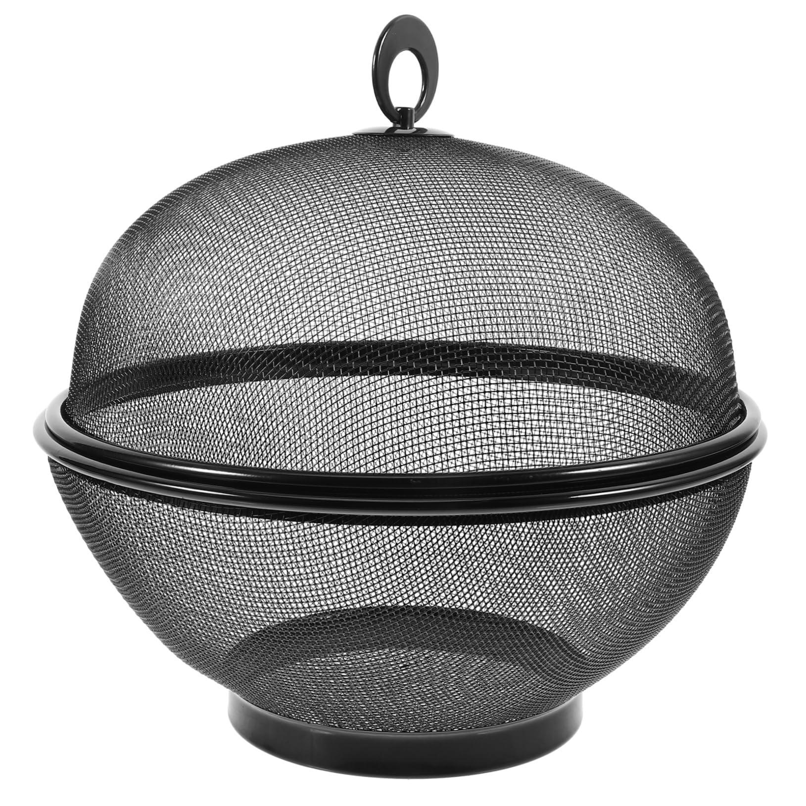 Unomor Fruit Basket with Protective Net Cover Sturdy Iron Wire Holder for Large Dish for Kitchen Countertop for Apples and Bananas