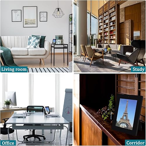 Miniatura 6 de Marco de fotos de cámara oculta, cámara espía 1080P con WiFi en tiempo real, detección de movimiento, cámara de marco de fotos, mini cámara de