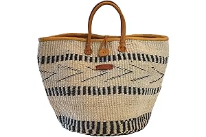 Balance Point Handwoven Sisal School Handbag for Women: Perfect for School, Travel, and Everyday Use