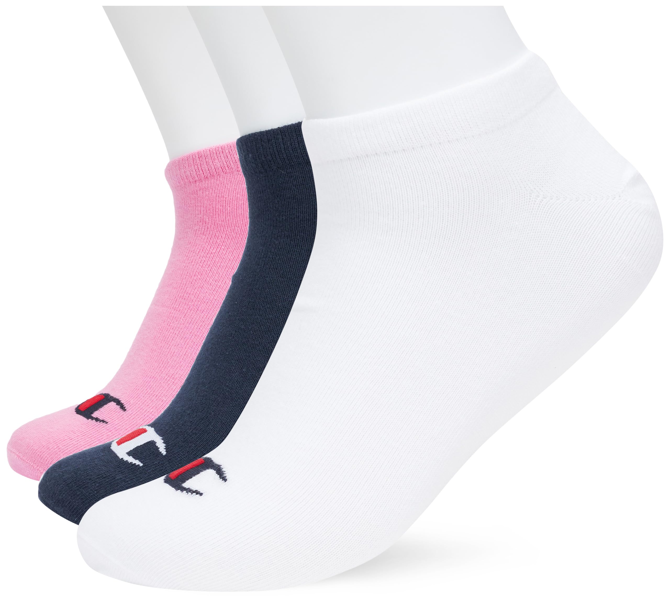 Champion Core Socks 3PP Sneaker, Rosa (Fucsia), 35-38 EU (2-5 UK) Unisex - Adulto -FW23