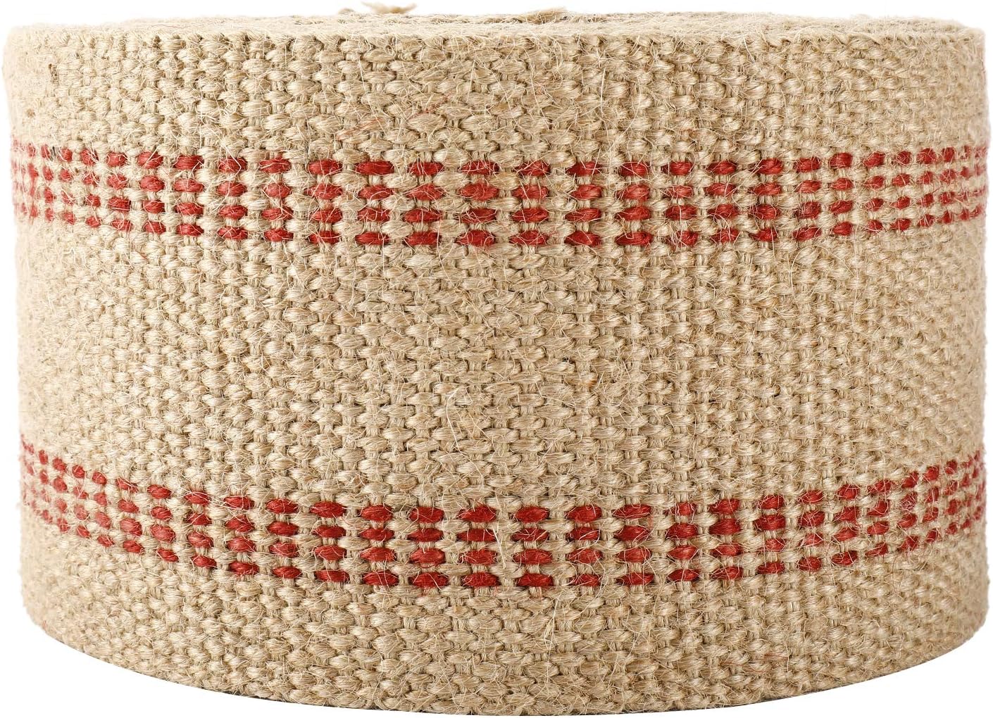 YaeCCC Craft Jute Webbing Tape, 3.5" x 10 Yd Rolls 11 lbs