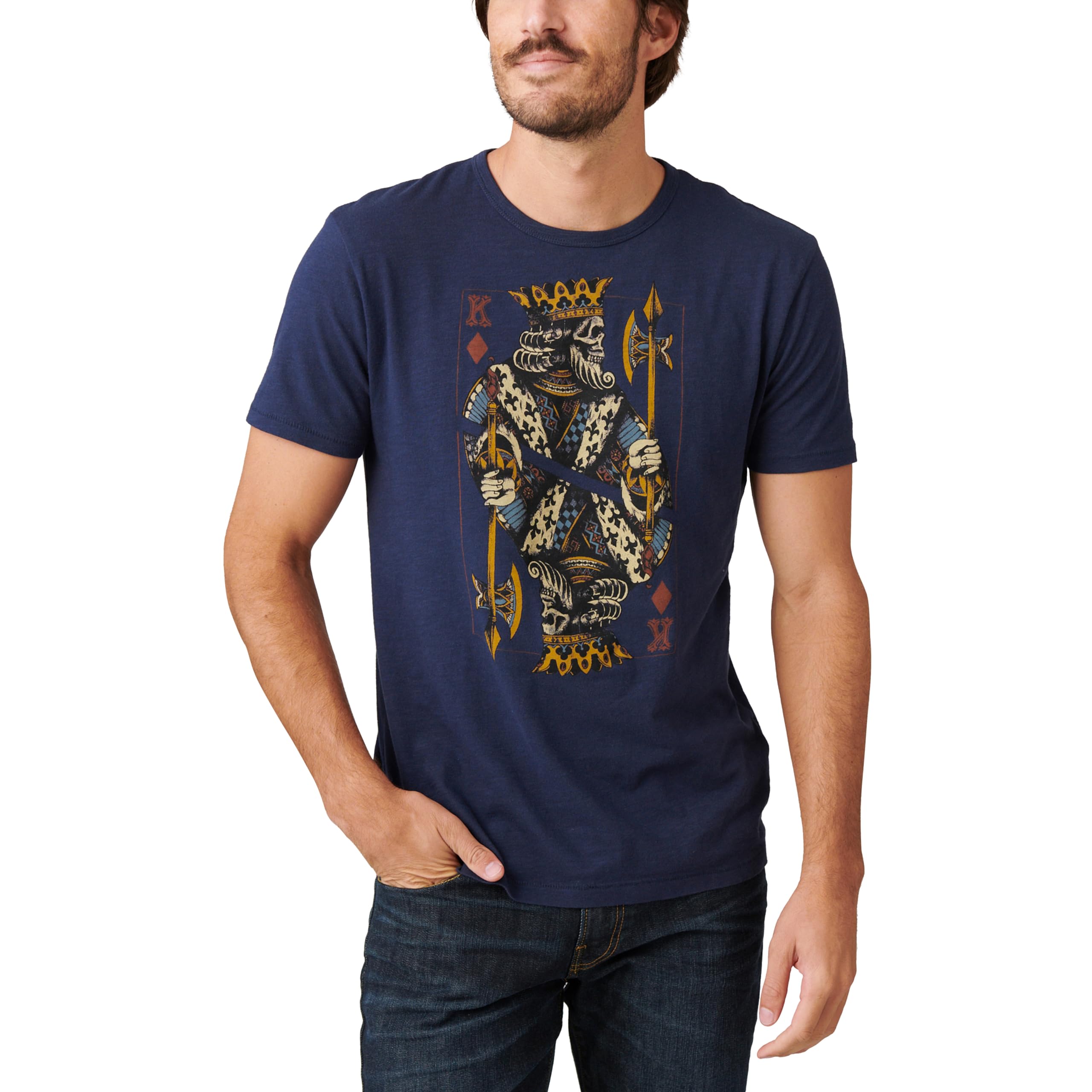 Lucky Brand Men's King Of Diamonds Tee