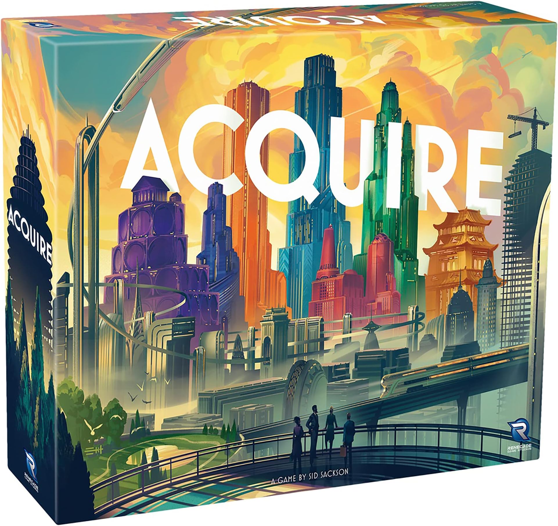 Renegade Game Studios | Acquire Strategy Board Game for 2-6 Players, Ages 12+ with 2 Play Modes, RGS02575