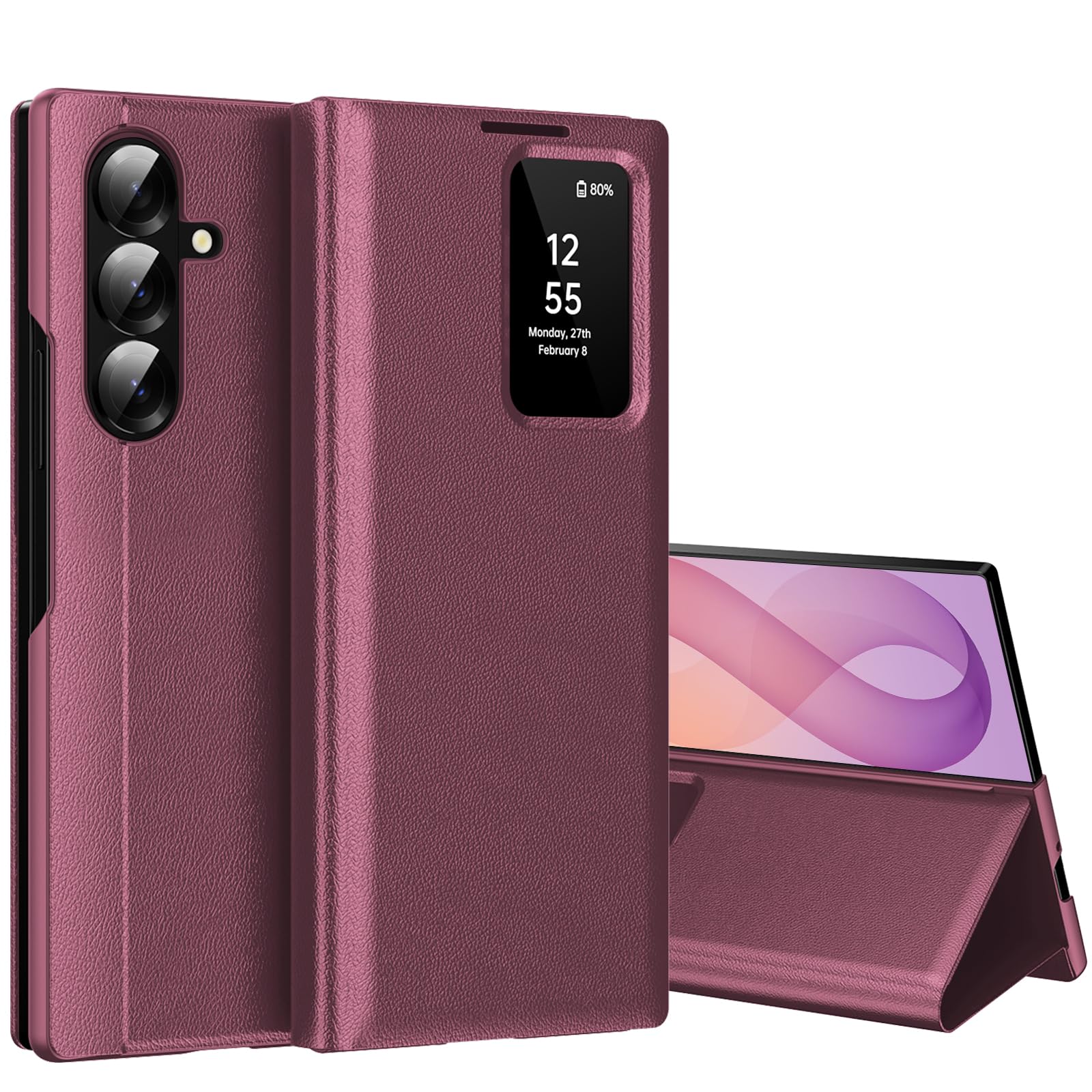 Cover per Samsung Galaxy Z Fold 8 Ultra Smart View Finestra Intelligente