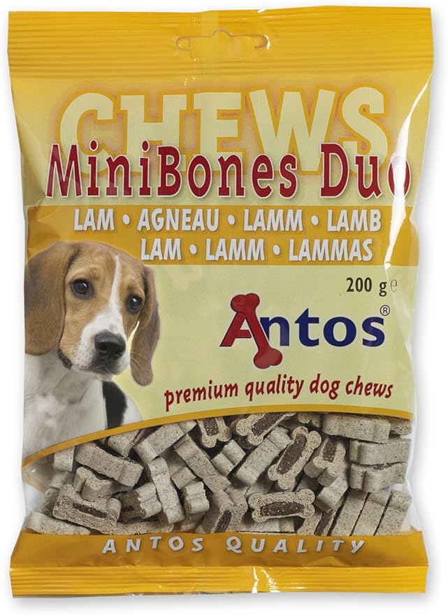 Antos Mini Bones Lamb Dog Treats, 200 g Amazon.co.uk Pet Supplies