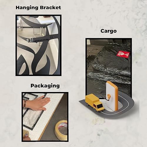 Miniatura 9 de Letrero de metal personalizado con número de casa, letrero decorativo de pared personalizado para dirección del hogar, placa moderna de acero