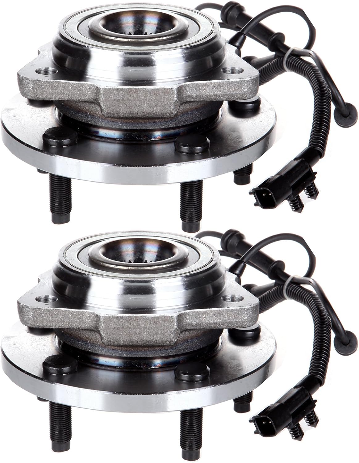 513272 front Wheel Bearing and Hub Assembly compatible with 2007-2014 For Jeep Wrangler 5 Lugs w/ABS